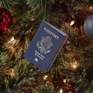 U.S. Passport Holiday Christmas Tree Ornament - NEW - SOLD-OUT IN STORES